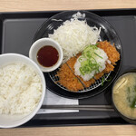 松のや - 料理写真:鬼おろしポン酢ロースカツ定食