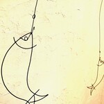 O RESTO la med. - お魚釣りみたいなワイヤーアート