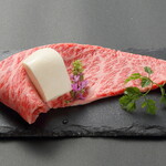 Beef roll mozzarella shabu shabu