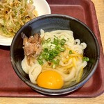 二代目 甚八 - 伊勢定食 ¥1,380- (税込)
            - 東京伊勢うどん玉子のせ
            - お出汁
            - 青さのかき揚げ
            - ひじきご飯
            - お野菜ビュッフェ