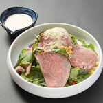 Sendai beef roast beef Caesar salad 2-3 servings