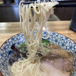 らぁめん福楽 - 長浜系細麺…