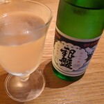 ちゃんこ芝松 - 銀盤冷酒