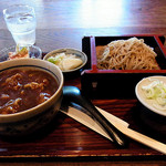 手打ちそば　大むら - カレー丼セット