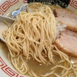 中華ソバ 伊吹 - 三河屋製麺の麺