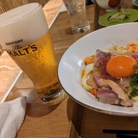 博多 鴨すき 鴨しゃぶ なかもぐろ - ランチビール３００円は有難い