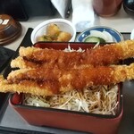 かん七 - 穴子かつ重 1430円