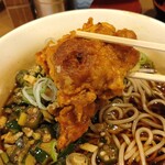 一〇そば - とり天