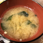 Sumibiyaki Semmon Shokudokoro Shirogane Ya - 味噌汁