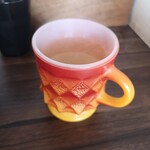 鶏×麦 らら - これが、鰹出汁の割りスープです!これだけでも美味しいです！