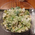 CHOPPED SALAD DAY - (2023/6 訪問)ブロッコリーミックス 1280円。グリルドチキンか海老を選べて海老にしました。