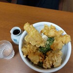 讃松庵 - 鶏天うどん(並)