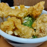 讃松庵 - 迫力の鶏天✕5