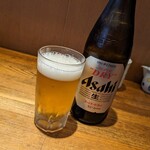 魚の旨い店 やまかわ - 瓶ビール