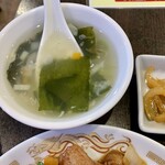 中華料理 慶華楼 - 付属のスープ
