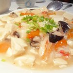 美林華飯店 - ランチ：カニ肉と豆腐の煮込み2009.11