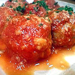 喰らい場 - イワシ団子のトマト煮込み♪
