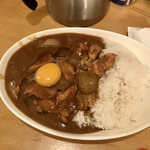 一鳥 - 一鳥まかないチキンカレー大盛り660円