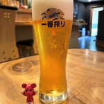 横山 - ビール　￥650