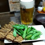 Izakaya Fukunchi - 茹でたて枝豆＆びあ