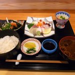 千樹家 - お造り定食１２６０円