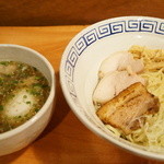 ねいろ屋 - 特製とりしおつけめん（麺半量・1000円）（2013/9）