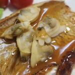 キッチン ブルー グローブ - あさりでした！？