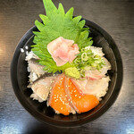 海鮮レストラン 海峡楼 ミラドール - ◾️ざるうどんセット ¥1.280
讃岐うどん&丼はさわら・鯛・サーモン［by pop_o］