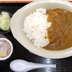 にんたまラーメン - カレーライス納豆