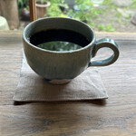 Kafe Zen - コーヒー。カップが丸くて可愛い。