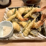鮮魚 天ぷら すしつま - 天麩羅盛合せ