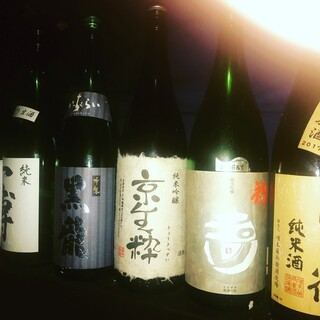 Enjoy local sake to your heart's content