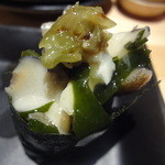 藤家 - 蒸しアワビわさび漬け