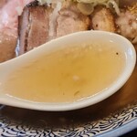 中華そば榮田 - 塩スープ