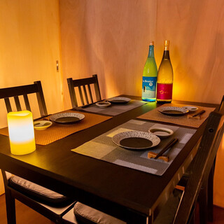 完全個室多数！落ち着きのある空間でリラックス