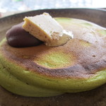 うめぞの カフェアンドギャラリー - 抹茶のホットケーキ 