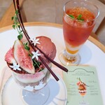 グリーン ビーン トゥ バー チョコレート - ■GLASS PARFAIT ～FIGS & CHERRIES～(R5.7/1～)﻿ 　　[グラスパフェ　～いちじく&チェリー～]