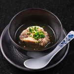 Grilled onigiri chazuke (tail soup)