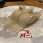 Kaitensushi Katsuissen - 函館産　朝採とり生真イカ　シャリ小