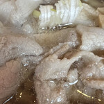 ぼけぼうし - 肉うどん　の肉アップ