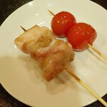 焼き鳥かねまさ - ももとトマト