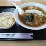 いこい食堂 - ラーメン➕半チャーハンセット