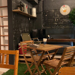 Bistro on outdoor nature - 