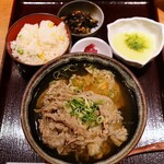 北前居酒屋 佐勘  - 肉吸い定食 大(1,100円)