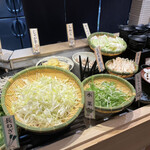 しゃぶ菜 - ただの野菜だが嬉しい