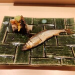 Asabu Juuban Sushi Tomo - 蒸し鮑､琵琶湖の地鮎