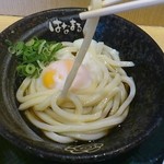 Hanamaru Udon - 温玉ぶっかけうどん（小）２９４円