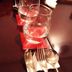 フクモト - テーブル上カトラリー