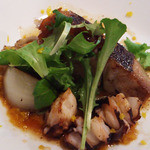 フクモト - 魚ランチセット・鯛の焦がしバターソース