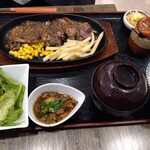 ステーキ&ハンバーグ 前田亭 幸手店 - 熟成赤身肉のステーキ200ｇ